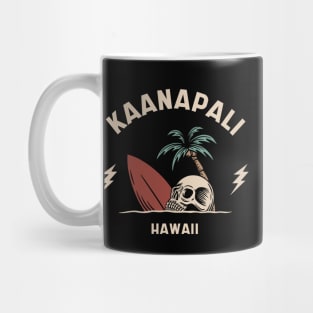Vintage Surfing Kaanapali, Hawaii Mug